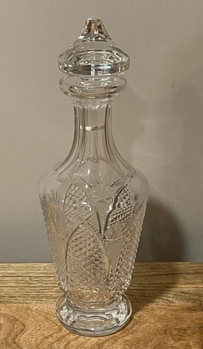 New ListingVintage Waterford Dunmore Crystal Wine Decanter With Stopper 12.5"