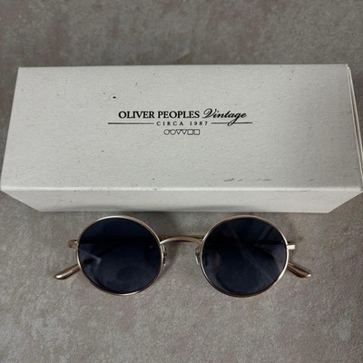 Oliver Peoples X The Row After Midnight Titanium Sunglasses Green/Gold OV1197ST