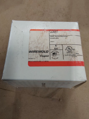 #ad #ad LEGRAND G3001 CouplingGraySteel3000 Series 4YET7 box.. $19.99