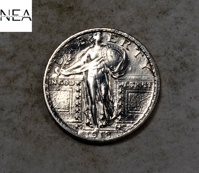 1918-S Standing Liberty Quarter ~ Choice BU++ ~ 90% Silver (ZQ147
