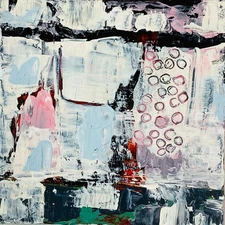 Landscape Abstract Painting Original Acrylic Modern Expressive Wall Art