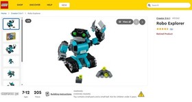 31062 LEGO&reg; CREATOR Robo Explorer (100% complete w/ Instructions)