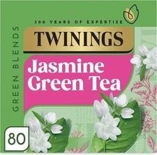 Twinings Jasmine Green Tea - 80 Tea Bags 0.09 per strip