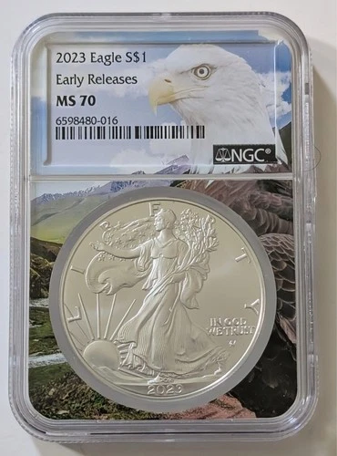 2023 EAGLE S$1 ER SILVER DOLLAR ER NGC MS 70 PHILADELPHIA MINT SKU 6598480-016