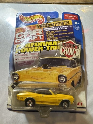 Hot Wheels Vintage Car Craft Series 1970 Chevelle SS Diecast