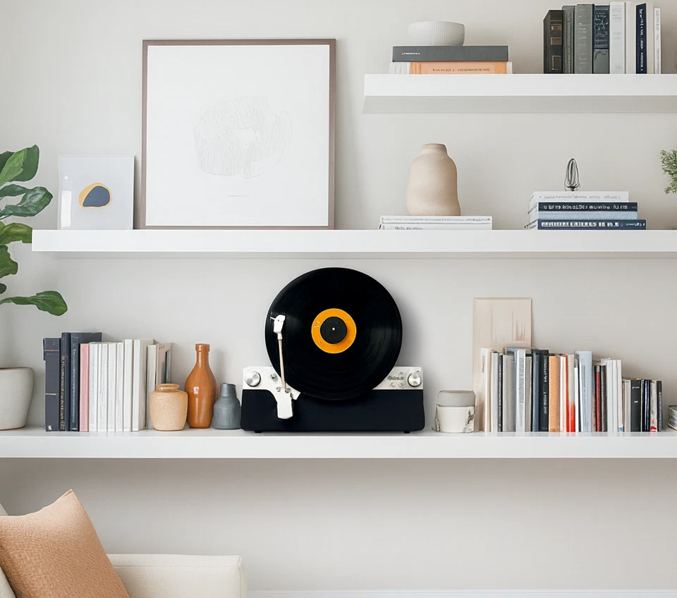 aiwa GAA4-FRT0002 Vertical Turntable Record Player Fully Automatic Bluetooth - Image 2 of 4