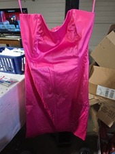 Isaac Mizrahi For Target Hot Pink Sleeveless Dress Size 16 