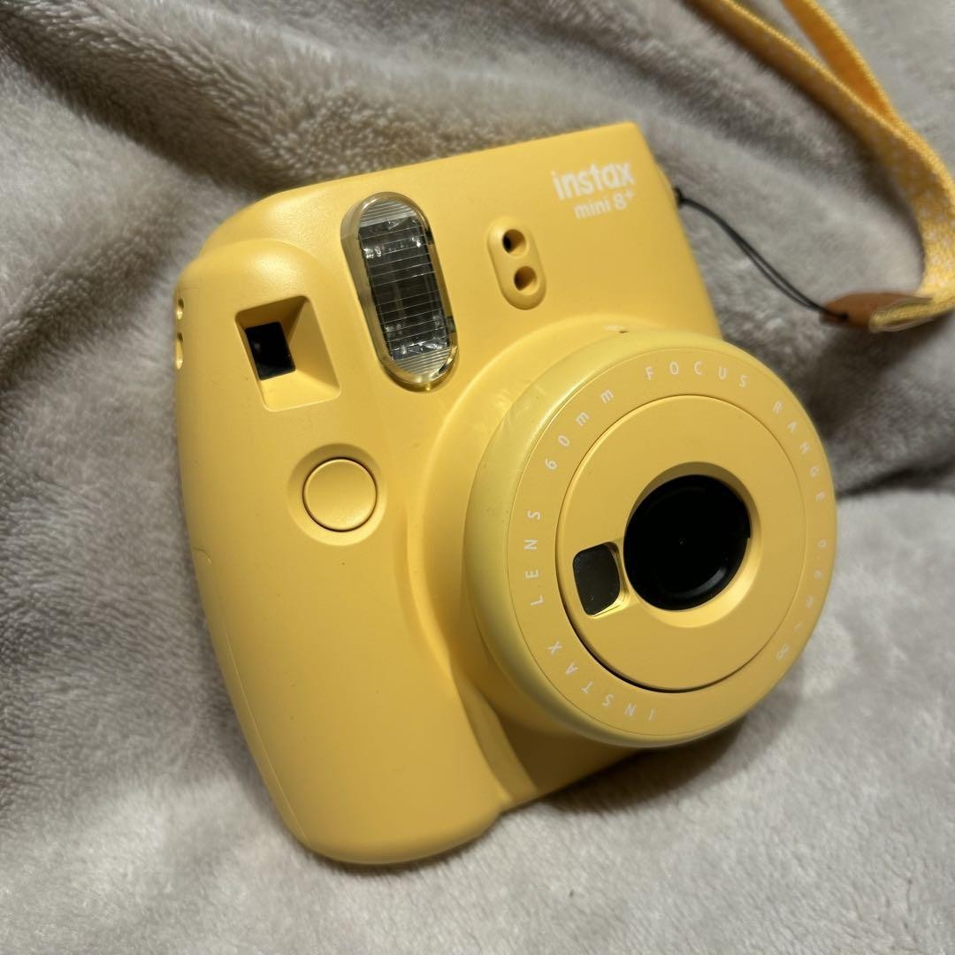 Fujifilm Instax Mini 8+ Cheki Instant Camera Honey Color with Box