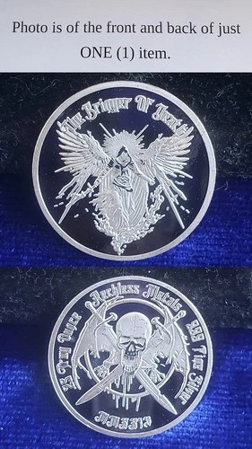 Reckless Metals The Bringer Of Death 1/4 Troy Oz .999 Silver Proof Round