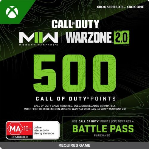 500 Call of Duty Warzone Points Xbox Region Free Key - Afbeelding 1 van 1