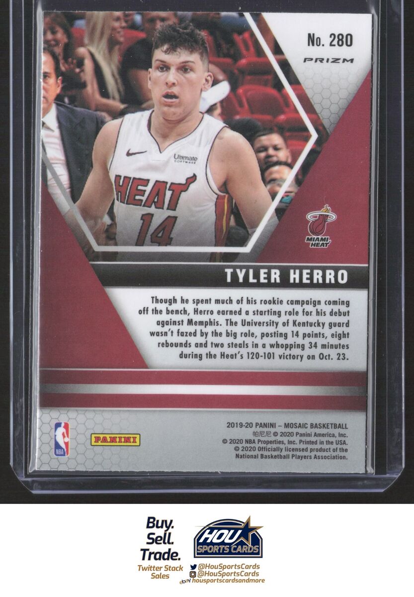 【B89】NBA カード Tyler Herro RC mosaic prizm 2020-21 Panini Mosaic - Tyler Herro #5 Genesis Mosaic Prizm