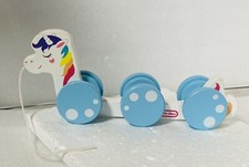 Little Tikes Unicorn Pull Toy Wooden Critters Developmental 12 Mos  up