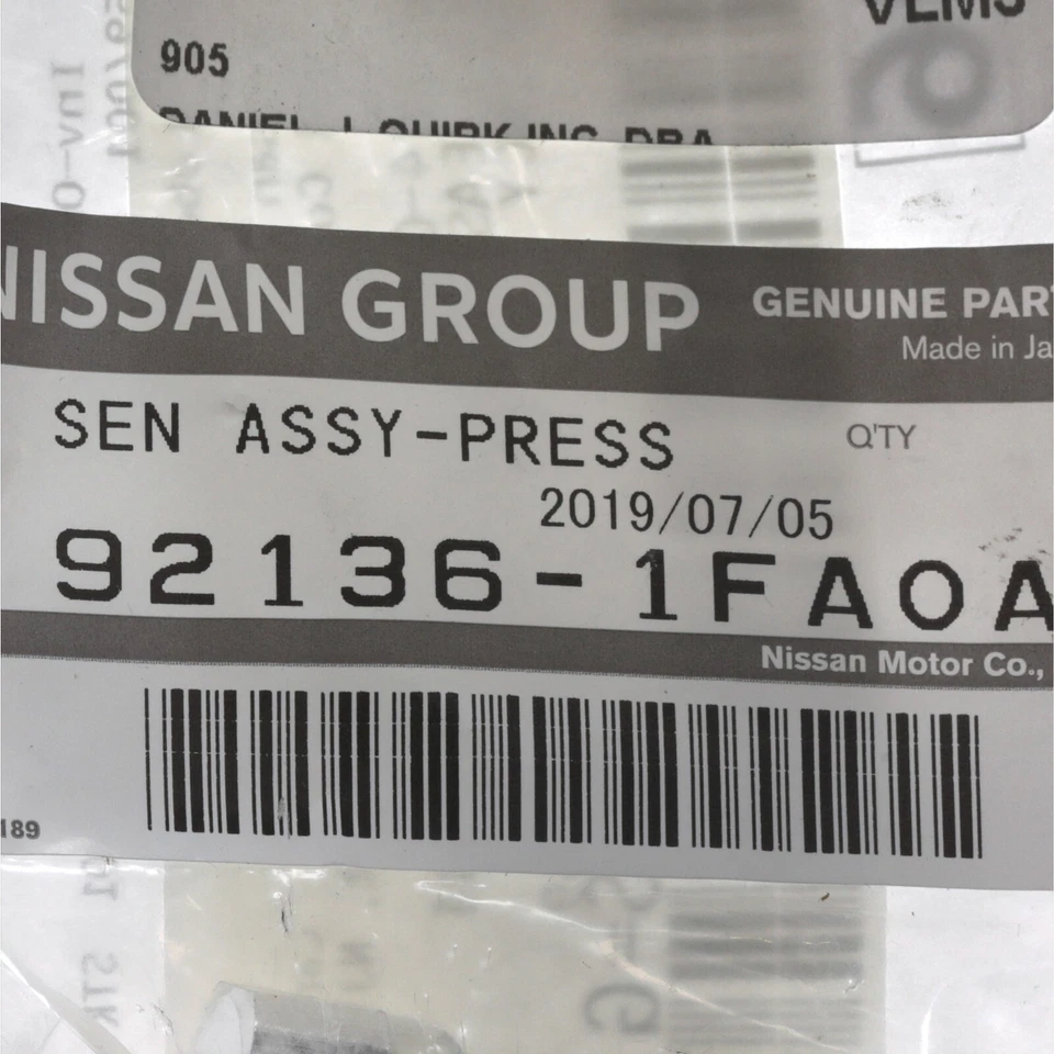 2003-2013 Nissan AC Pressure Sensor Switch Multiple Models Genuine OEM NEW - Image 3 of 4