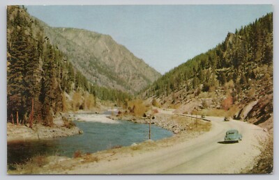 Stevens Pass Cascade Mountains Highway 2 76 Union Gas Promotion c1940 Postcard