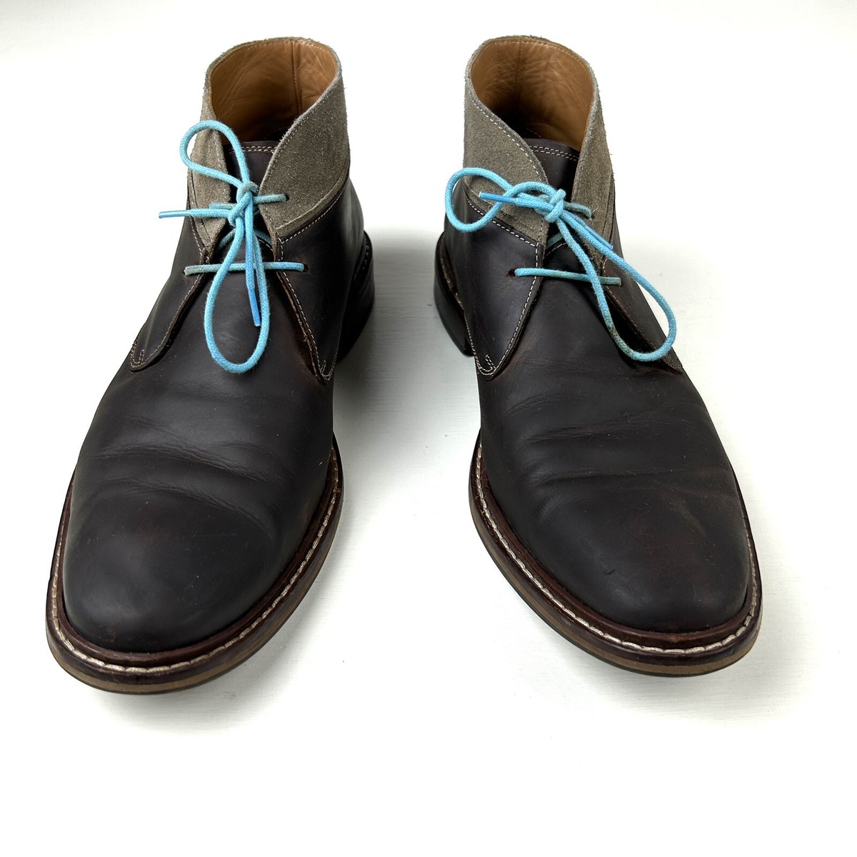 Cole Haan Mens Leather Chukka Boots Shoes Williams Welt 