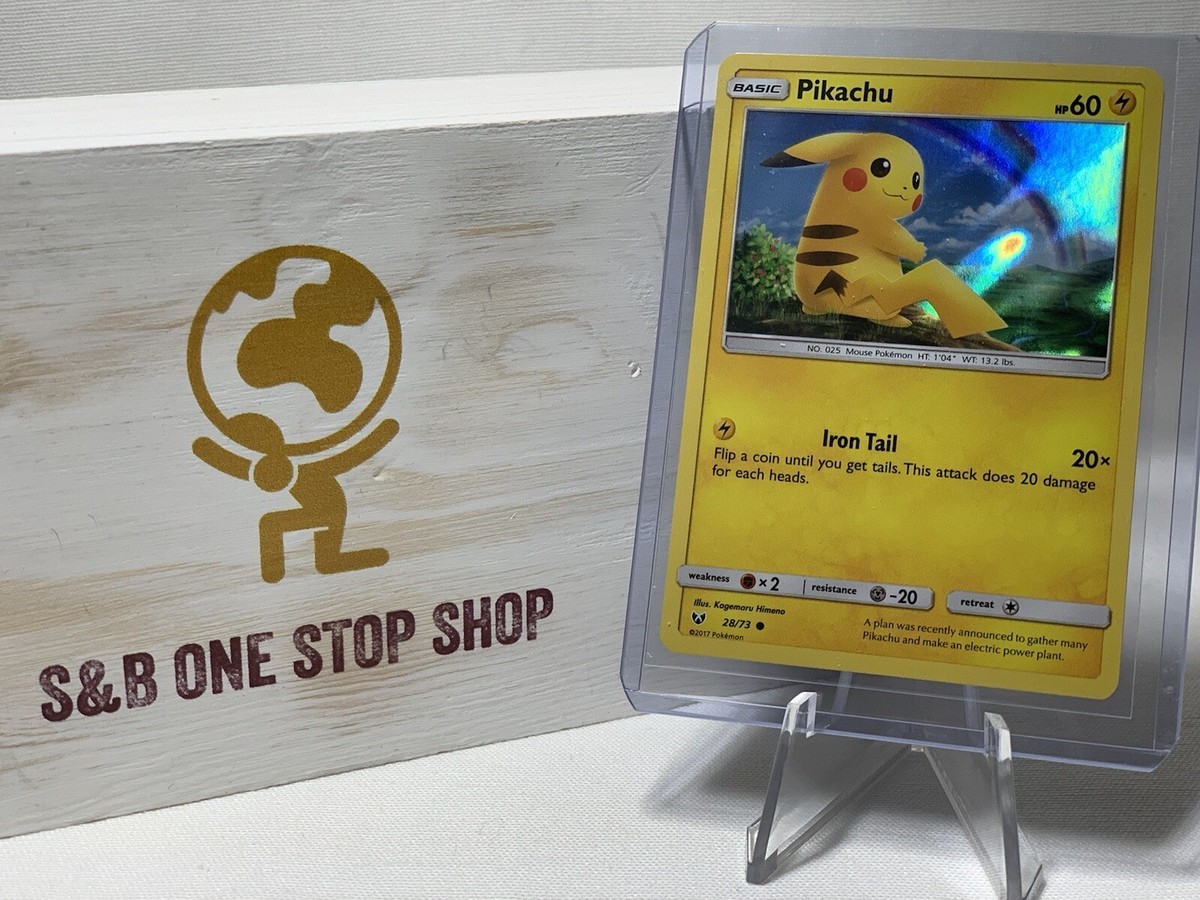 Pikachu 28/73 Holo Common - Sun & Moon Shining Legends