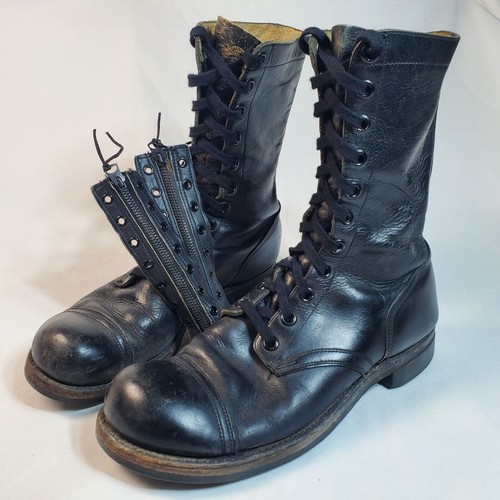 US Military Combat SLIPKNOT schwarzer Lederstiefel Herren Gr. 10N BF Goodrich Conmar - Bild 5 von 24