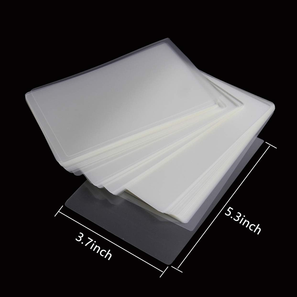 3.5"X5" Photo Hot Laminating Pouches, 3 Mil Laminate Pouches Sheets for