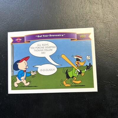 B26s Upper Deck 1991 Comic Ball 2 #180 Daffy Duck Porky The Pig