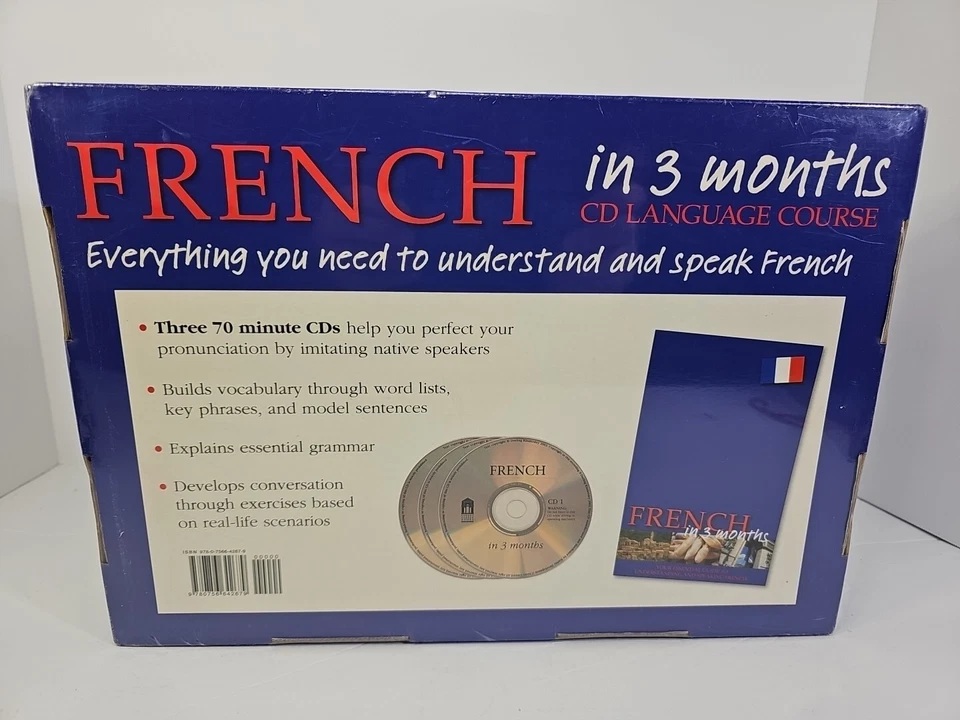 French In 3 Months CD Language Course -SEALED-A3 - Image 3 of 4