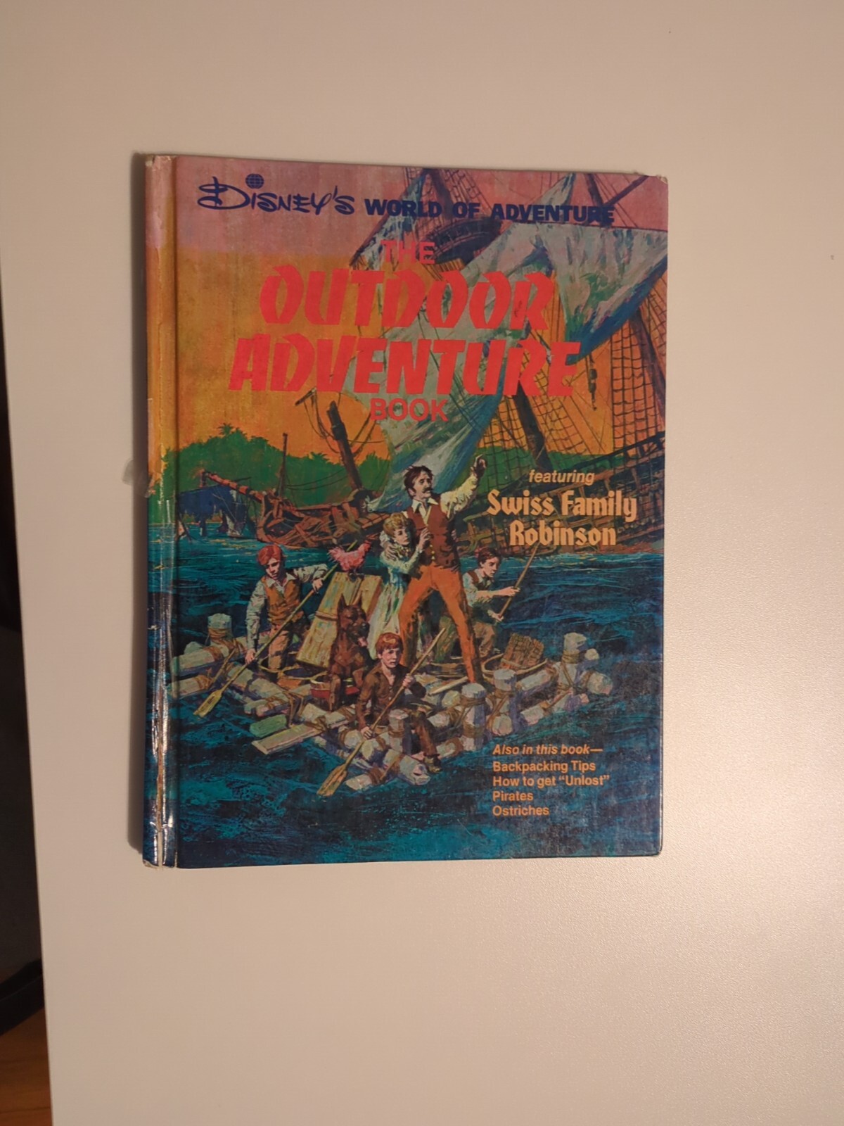 Disney Vintage Outdoor Adventure Book Swiss Family Robinson Story