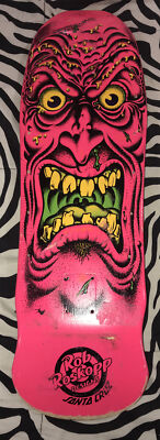 rob roskopp pink face … reissue … santa cruz skateboard deck | eBay