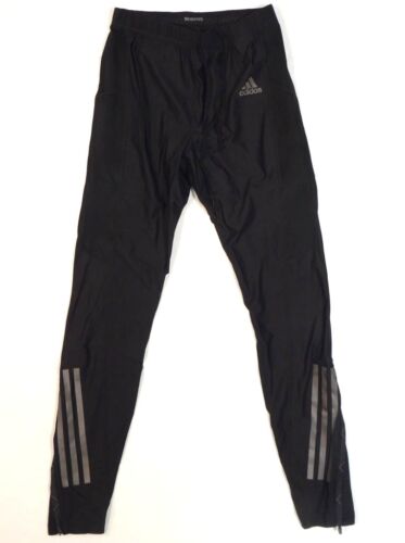 Adidas ClimaCool Super Nova Black Long Running Tights Men's NWT - Picture 1 of 7