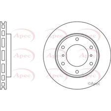 Apec Front Brake Disc DSK2198 - OE High Quality Precision Engineered Part