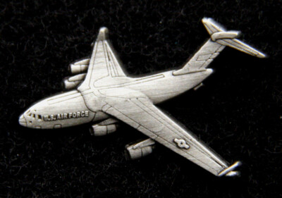 C-17 GLOBEMASTER 3 XL LAPEL HAT PIN UP US AIR FORCE AFB PILOT CREW VETERAN WOW