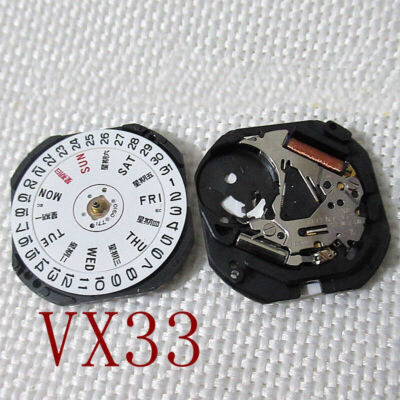 Japan Made Hattori Epson TMI VX33 VX33E Watch Quartz Movement with The Stem