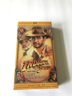 INDIANA JONES AND THE LAST CRUSADE VHS TAPE BRAND NEW SEALED SEAN CONNERY