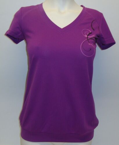 Damen Fitness Shirt Sport t - shirt Fitnessoberteil Topcool lila S M L XL NEU