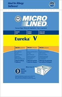 DVC Eureka Style V Micro Allergen Vacuum Cleaner Bags [ 12 Bags ]