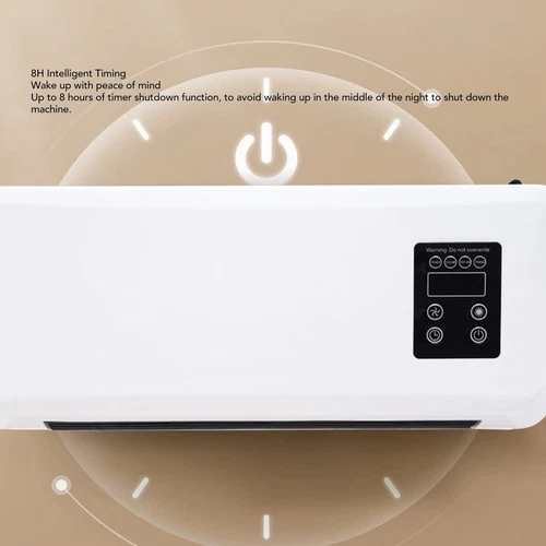 HG Electric Wall Heater 1500W ABS Wall Mounted Space Heater Fast Heating&Coo Hot - Picture 7 of 33