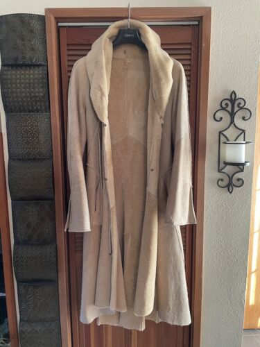ROBERTO CAVALLI Vintage REVERSIBLE Fur Coat | sz 40 | Hollywood Runway