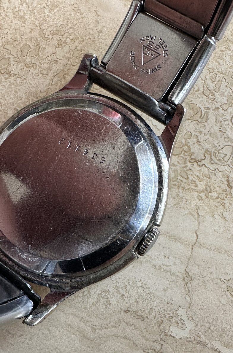 Rare Jeager-LeCoultre 1940s Manual Wind Vintage Watch image 7
