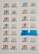 Vintage Star Wars R2-D2, R5-D4 & More 14 Replacement Stickers 2 - No Need To Cut