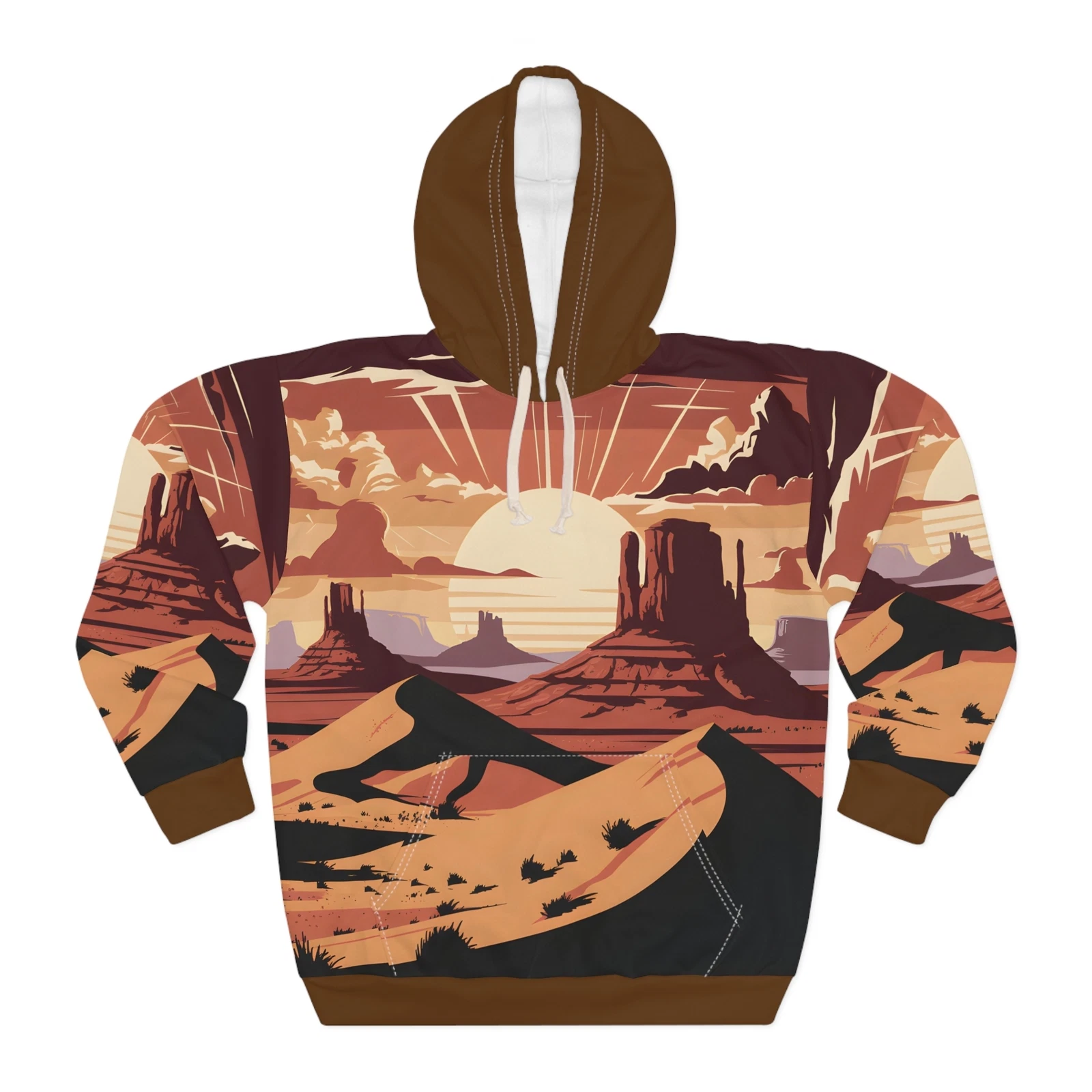 Desert Sunset Hoodie Sweatshirt All Over Print Outdoor Style Travel Apparel
Opens in a new window or