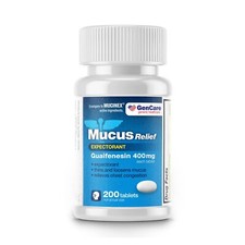 Mucus Relief Expectorant with 400mg Guaifenesin - 200 Tablets for Cough Chest...