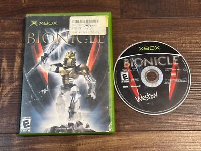 Bionicle Complete Game W/ Case XBOX - TESTED - Fast