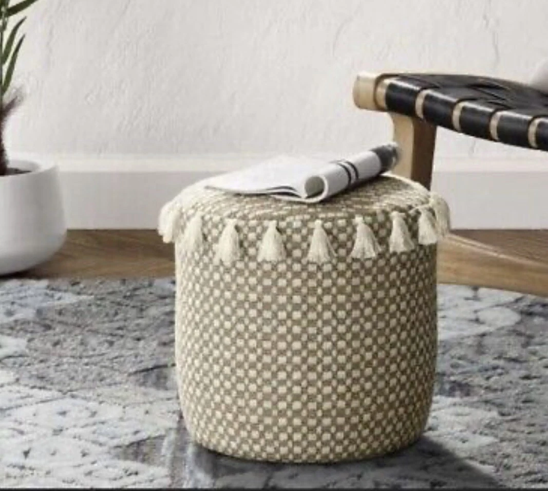 Crate and 2024 barrel ottoman pouf