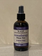 Nature Love Aromatherapy Pillow Mist Lavender & Citrus 4 fl oz Stress Free