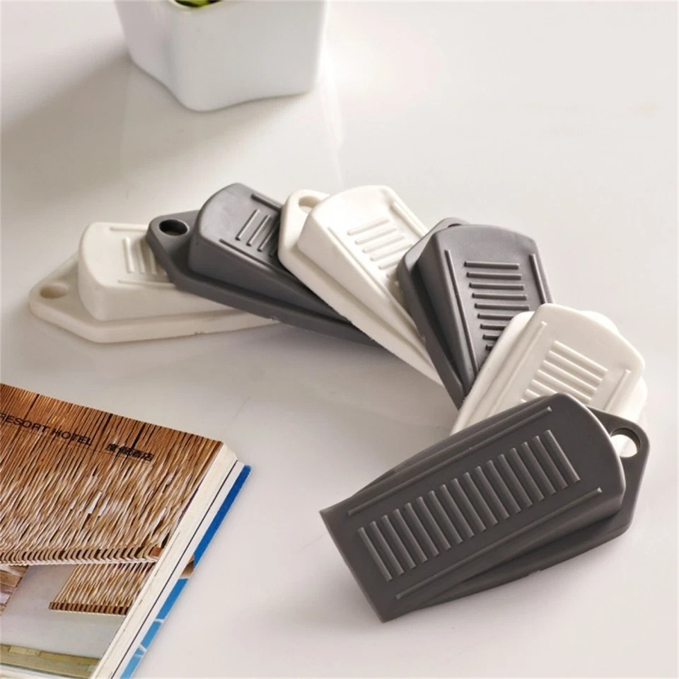 3/6PCS Rubber Door Wedge Stopper Heavy Duty Rubber Grip Security Door Stoppers - image 3 of 4