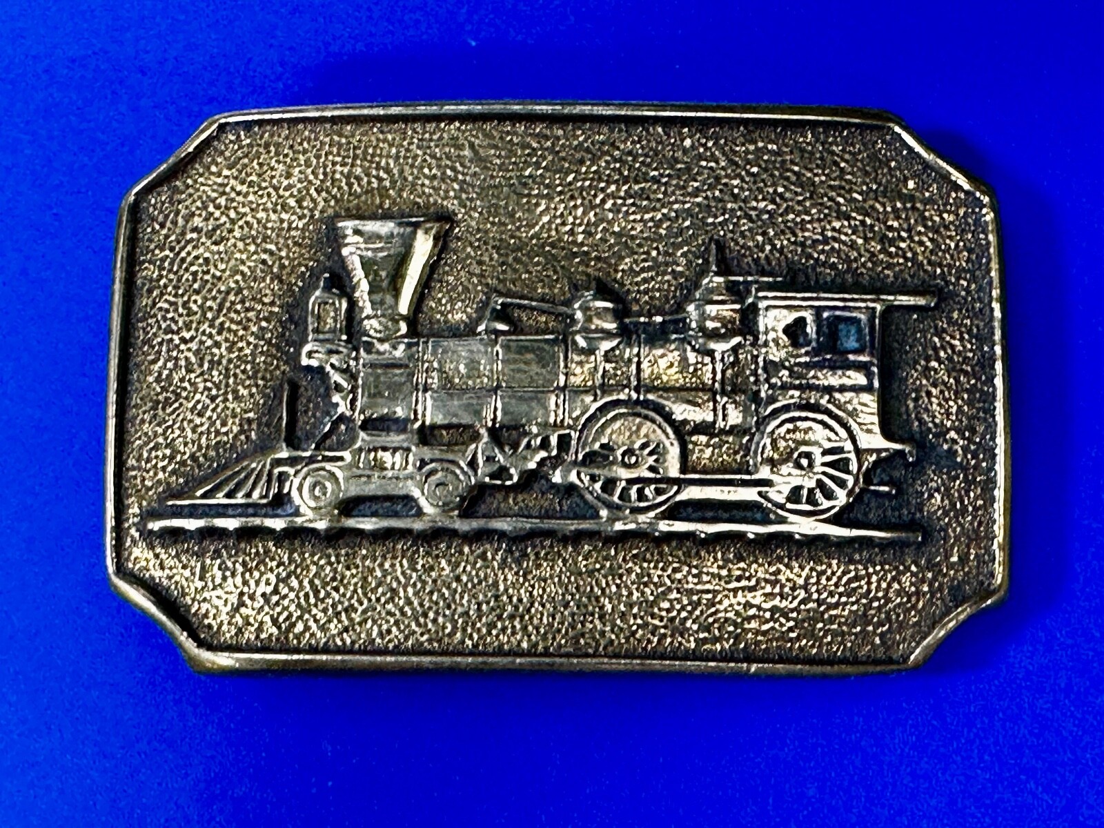 Locomotive Steam Engine Train Solid Brass Vintage… - image 2