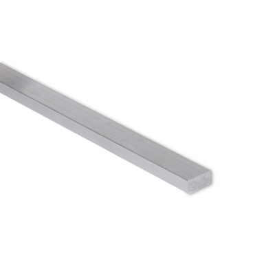 1/2'' x 1'' Aluminum Flat Bar, 6061 Plate, 48 Inch Length, T6511 Mill Stock, 0.5''