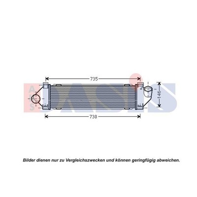 Ladeluftkühler passend für Ford Kuga I Galaxy WA6 Volvo V70 III BW V60 AS