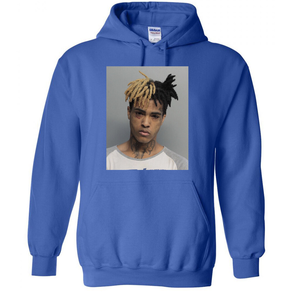 Revenge XXXTentacion Mugshot ・Lightning Hoodie 🔥 XXXtentacion Mugshot Inspired Hoodie Heartbreak Revenge