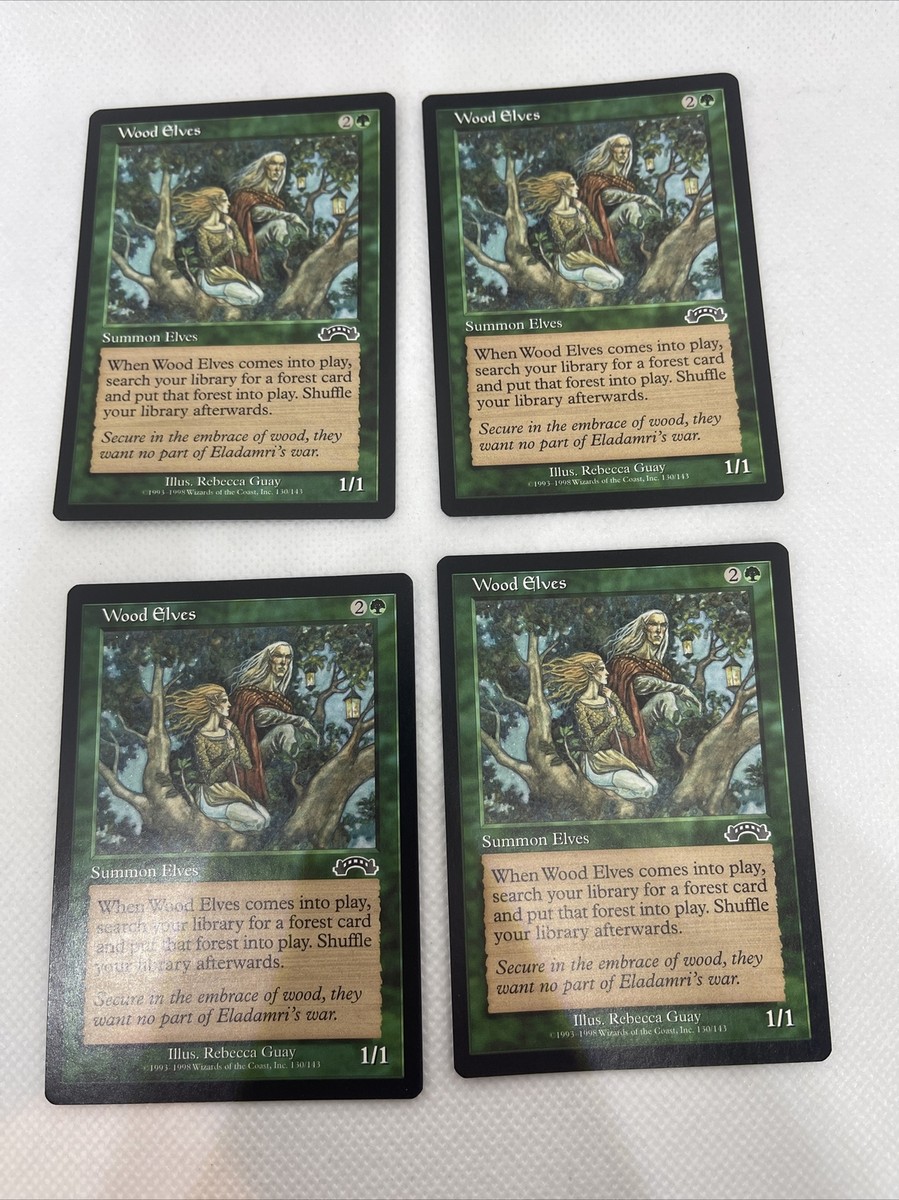 cards like wood elves mtg Magic the Gathering: Lord of the Rings Special Edition Omega Collector Booster Pack