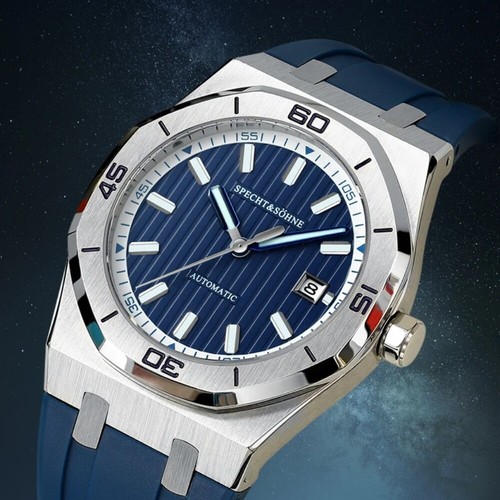 Relojes mecánicos automáticos para hombre Miyota 8215 movimiento cristal de zafiro luminoso - Imagen 9 de 21