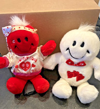 Valentine Plush Lot of 2 Dan Dee Groovy Love Singing  Talking Bear 11  